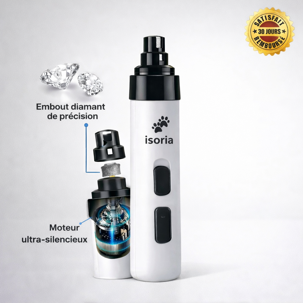 Isoria Pro – Limes à Ongles pour Animaux
